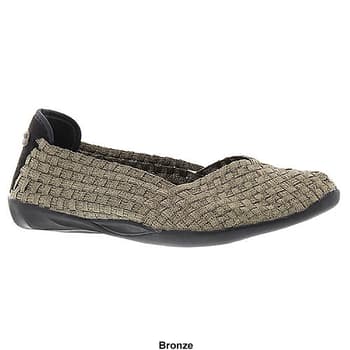 Women's Shoes Bernie Mev. CATWALK-X Casual Slip On Ballet Flats BLACK / SILVER e