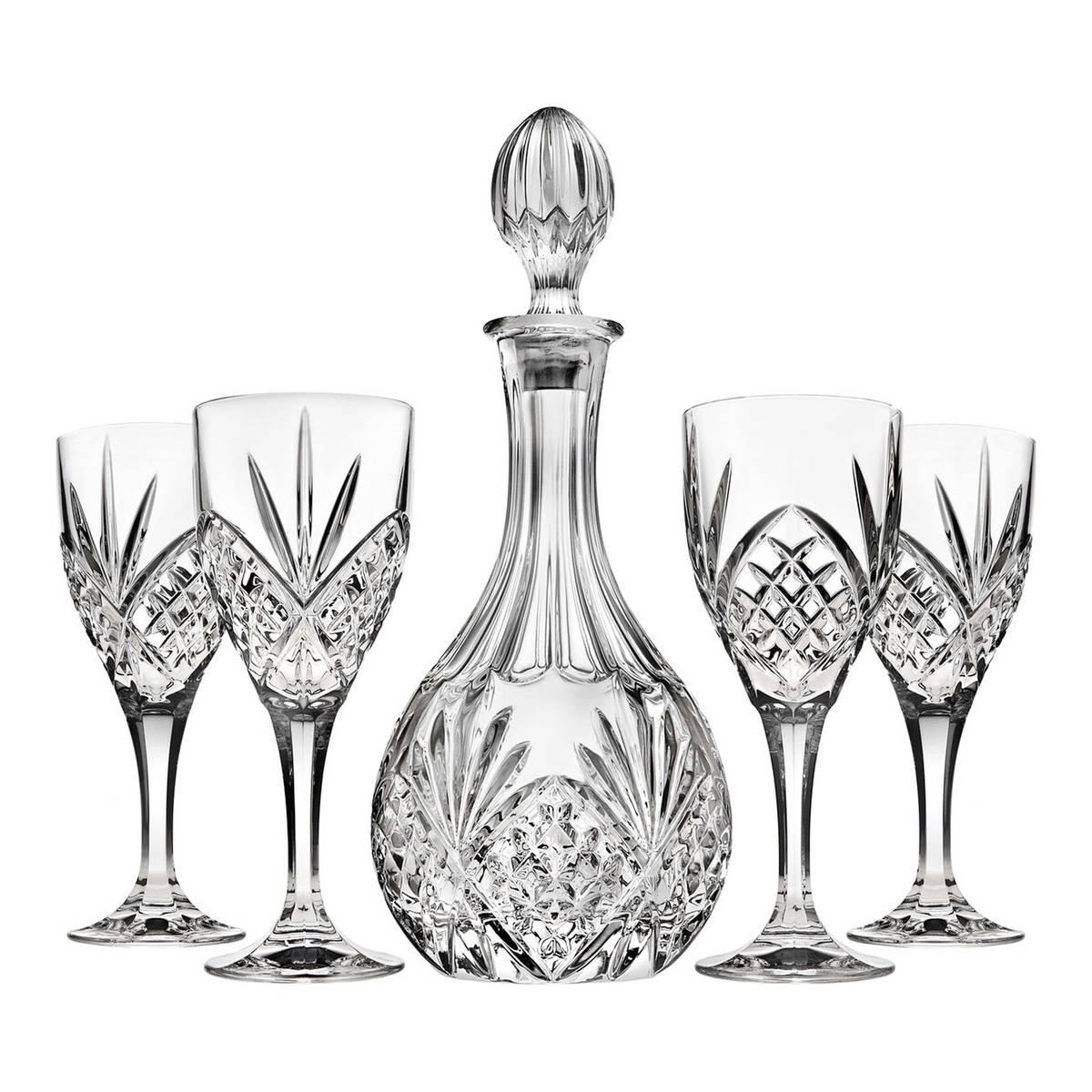 Godinger Dublin 5pc. Wine Decanter Set