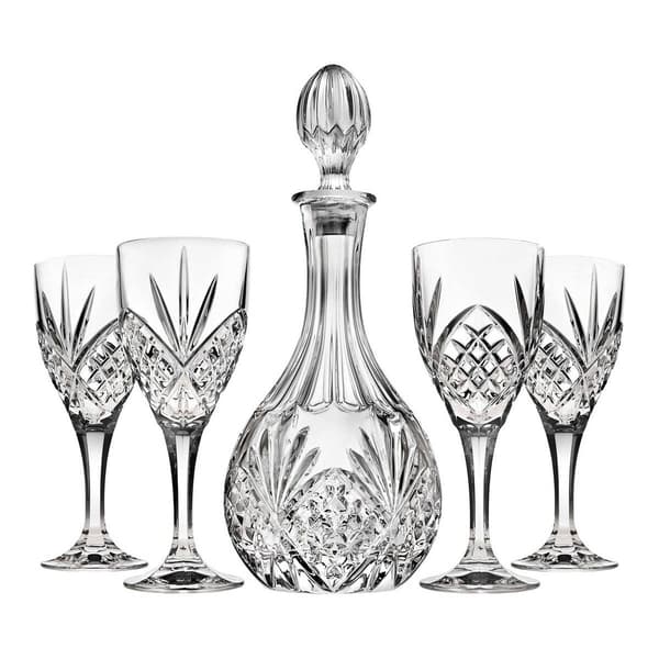 Godinger Dublin 5pc. Wine Decanter Set - image 