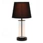 Simple Designs Encased Metal & Clear Glass Table Lamp - image 1