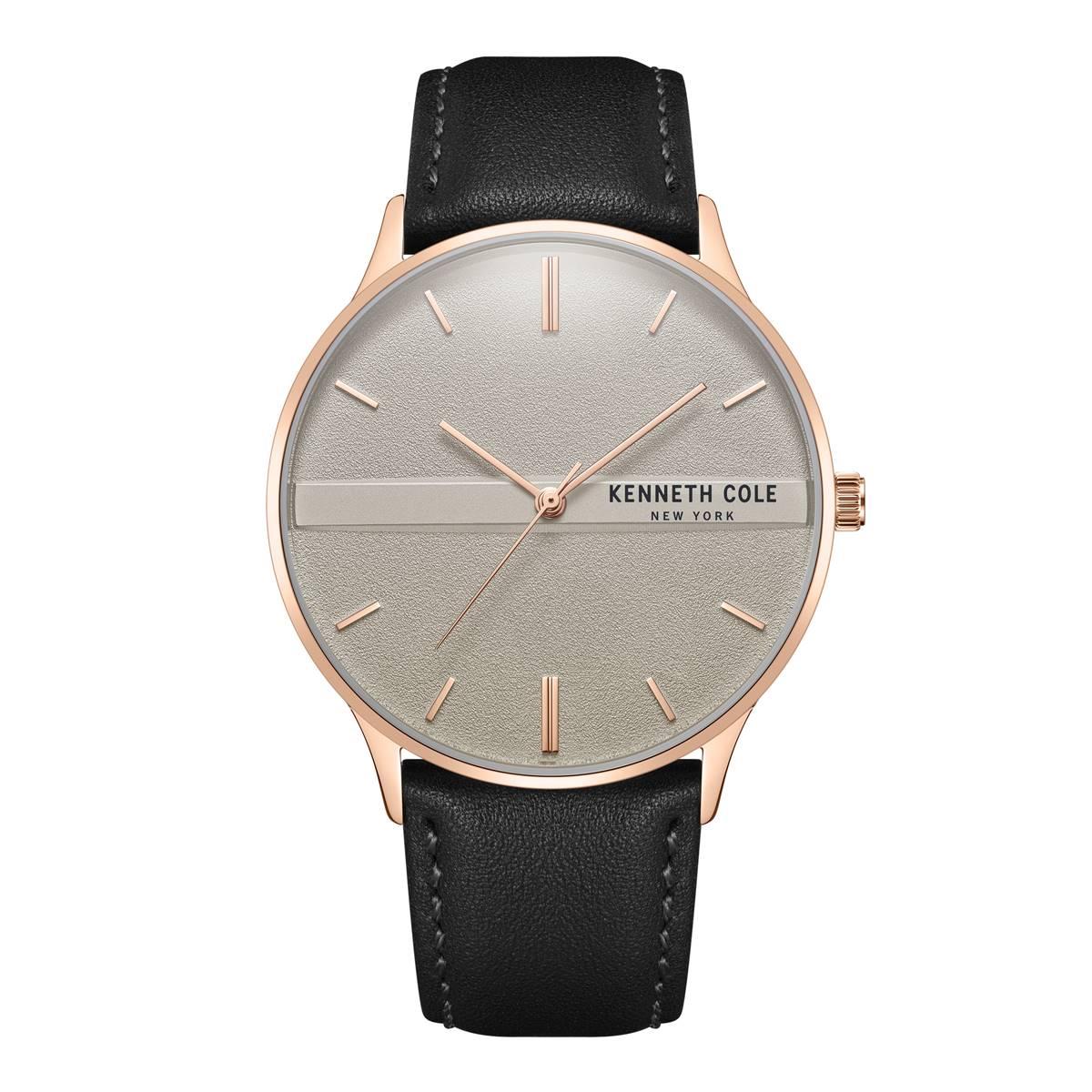Mens Kenneth Cole® New York Black Band/Grey...