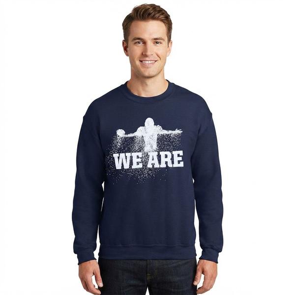 Mens Tailgate Football We Are Dissolve Crew Sweatshirt
