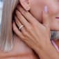 Sterling Silver 4 1/5ctw. White Moissanite Eternity Ring - image 6