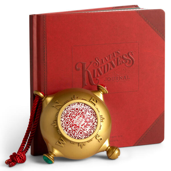 Demdaco Santa&#39;s Kindness Ornament &amp; Journal - image 