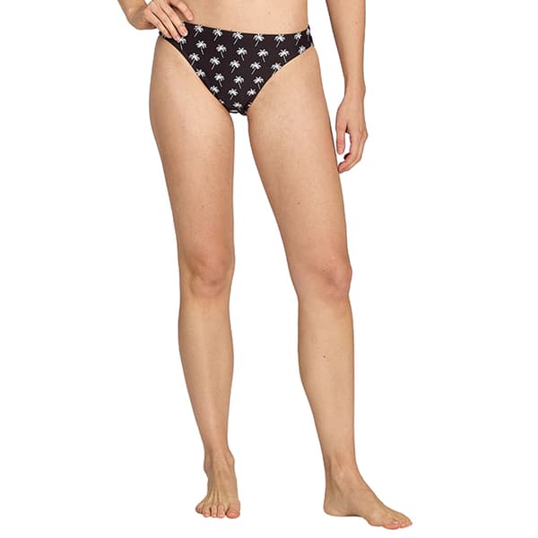 Juniors Cyn & Luca Holly Palm Print Bikini Swim Bottoms - image 