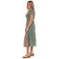 Juniors Trixxi Short Puff Sleeve Ditsy Sweatheart Midi Dress - image 4