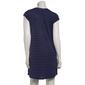 Womens Nicole Miller Short Sleeve Pin Stripe Rib Nightshirt - image 2