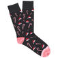 Mens Davco(R) Santa Hat & Candy Cane Crew Socks - image 1