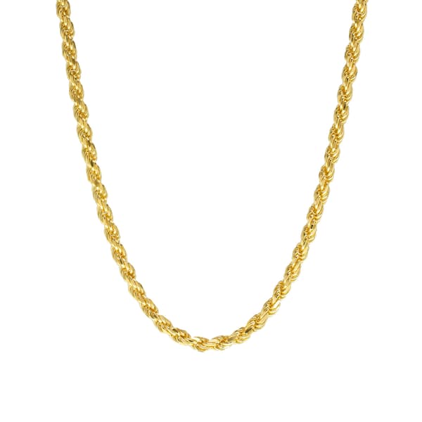 20in. Sterling Silver Rope Chain Necklace - image 