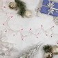 Brite Star 49.5ft. Purple Mini Christmas White Wire Light Set - image 2