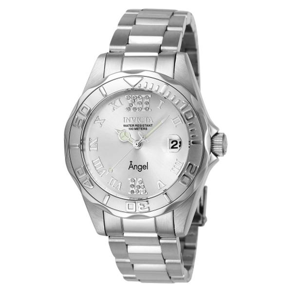 Womens Invicta Angel Stainless Steel Silver Dial Watch - 14396 - image 