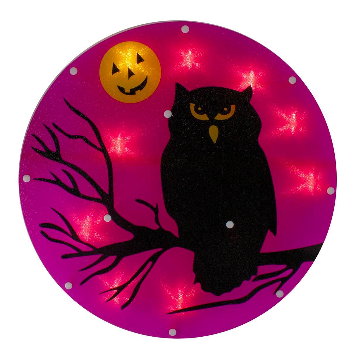 Northlight Seasonal 13.75in. Lighted Owl Halloween...