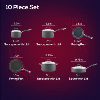 Circulon Radiance 14 Nonstick Hard Anodized Frying Pan With
