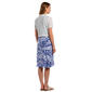 Petite Perceptions Short Sleeve Leaf Drape Jacket Dress - image 3