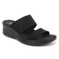 Womens BZees Sienna Bright Wedge Slide Sandals - image 1
