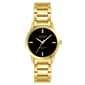 Womens Armitron Gold Tone Diamond Dial Watch - 75-5825BKGP - image 1