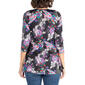 Womens 24/7 Comfort Apparel Paisley 3/4 Sleeve Tunic - image 2