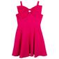Girls &#40;7-16&#41; Rare Editions Laguna Scuba Large Bow Skater Dress - image 3