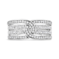 Haus of Brilliance 1/2ctw. Diamond Multi-Row Bypass Band Ring - image 1