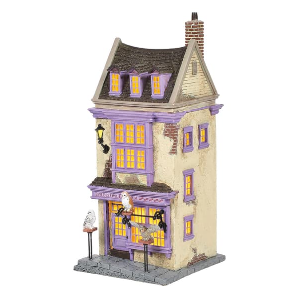 Department 56 Harry Potter Village Eeylops Owl Emporium - image 