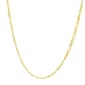 Kids 15in. Gold Filled Figaro Necklace - image 1