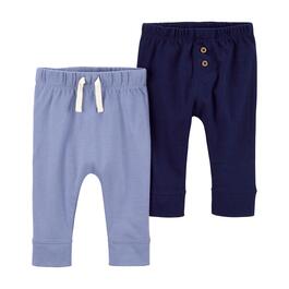 Baby Boy &#40;NB-24M&#41; Carters&#40;R&#41; 2pk. Solid Pull-On Basic Pants