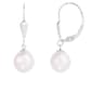 Splendid Pearls Leverback Sterling Silver Pearl Earrings - image 1