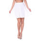 Womens White Mark Heidi Solid Flare Skirt - image 2