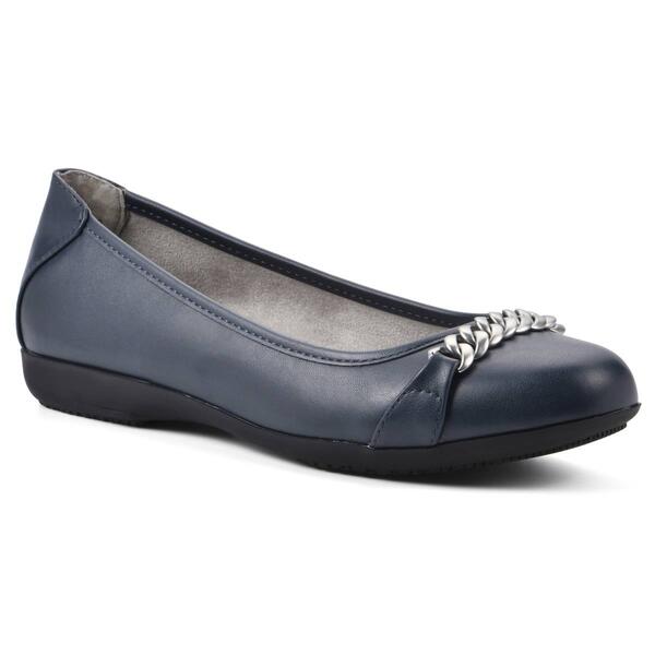 Womens Cliffs by White Mountain Charmed Smooth Flats - image 