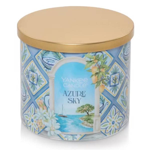 Yankee Candle&#40;R&#41; 14.5oz. Azure Sky 3-Wick Jar Candle - image 