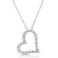 Nova Star&#174; 1/10ctw. Lab Grown Diamond Angled Heart Pendant - image 2