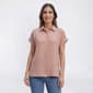 Womens Preswick & Moore® Extended Sleeve Button Front Blouse - image 2