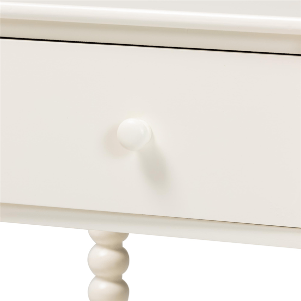 Baxton Studio Rimona End Table with Bobbin Legs