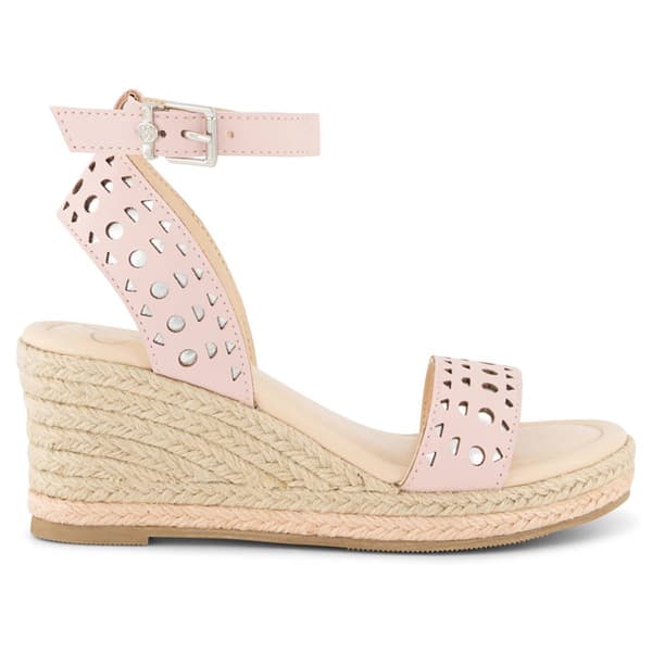 Big Girls Jessica Simpson Asha Perforated Wedge Sandals