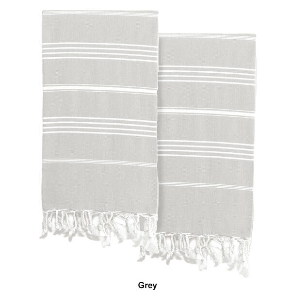 Linum Home Textiles Lucky Pestemal Beach Towel - Set of 2
