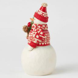 Jim Shore Nordic Noel Snowman Evergreen Christmas Figurine