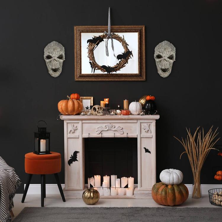 National Tree 15in. Halloween Driftwood Ghost Face Décor