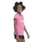 Girls (7-16) adidas® Cap Sleeve Bubble Text Tee - image 3