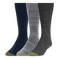 Mens Gold Toe&#40;R&#41; 3pk. Johnny Rib Crew Socks - image 1