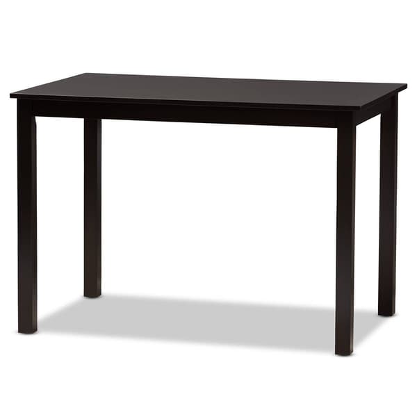 Baxton Studio Nicolette Sand/Dark Brown 5pc. Dining Set