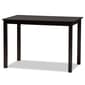 Baxton Studio Nicolette Sand/Dark Brown 5pc. Dining Set - image 3