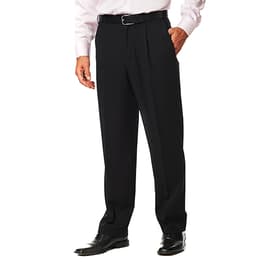 Mens Adolfo Suit Separate Flat Front Pants - Black