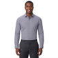 Mens Tom Baine Regular Fit Diamond Dress Shirt - Dark Blue - image 1