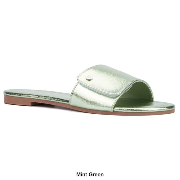 Womens New York & Company Slide Sandals