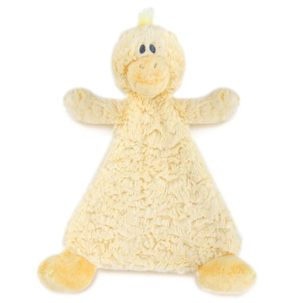 Demdaco Daddies Duck Rattle Blankie - image 