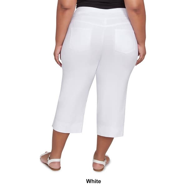 Plus Size Ruby Rd. Key Items Silky Tech Pull-On Capri Pants