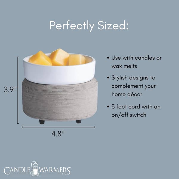 Candle Warmers Etc. Bronze Geometric 2-in-1 Wax Warmer