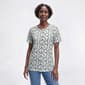 Womens Hasting & Smith Short Sleeve Floral And Birds Tee - image 1