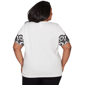 Plus Size Alfred Dunner Crowd Pleaser Scalloped Paisley Blouse - image 2