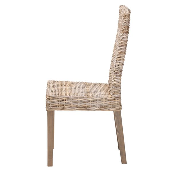 bali & pari Nevina Bohemian Kubu Rattan Dining Chair